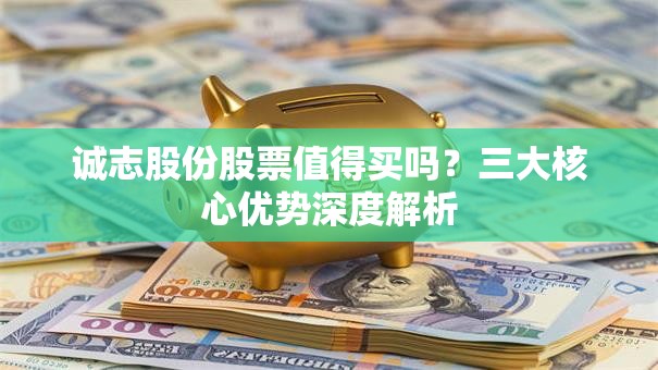 诚志股份股票值得买吗?三大核心优势深度解析 诚志股份股票值得买吗?三大核心优势深度解析