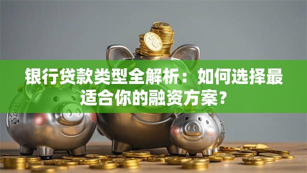 银行贷款类型全解析：如何选择最适合你的融资方案？