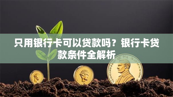 只用银行卡可以贷款吗？银行卡贷款条件全解析
