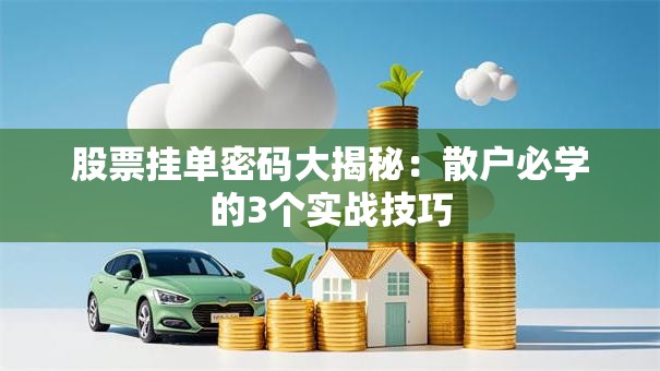 股票挂单密码大揭秘：散户必学的3个实战技巧