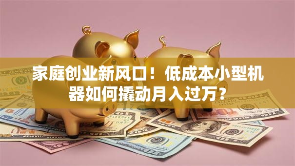 家庭创业新风口！低成本小型机器如何撬动月入过万？