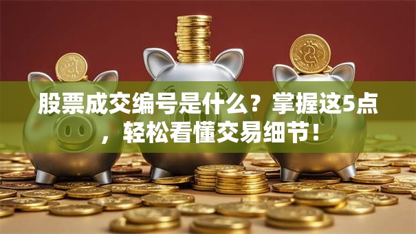 股票成交编号是什么？掌握这5点，轻松看懂交易细节！