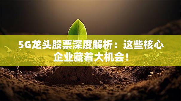5G龙头股票深度解析：这些核心企业藏着大机会！