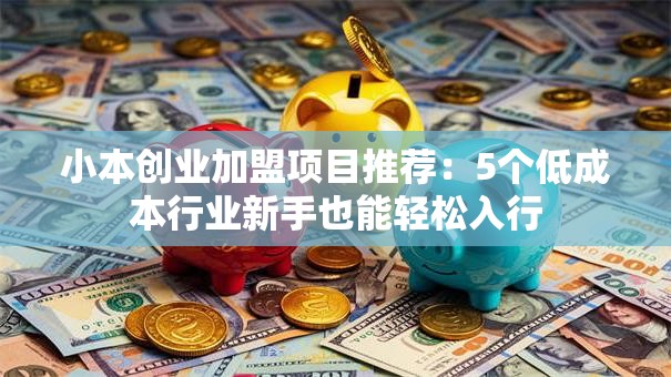 小本创业加盟项目推荐：5个低成本行业新手也能轻松入行