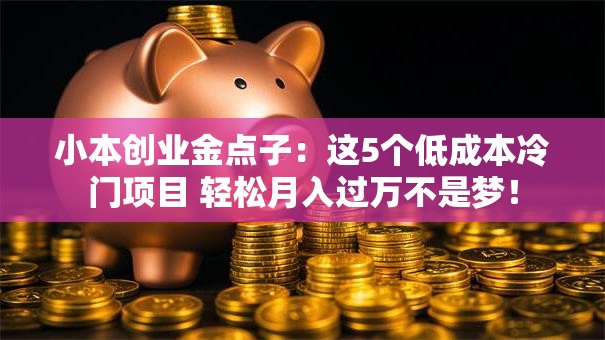 小本创业金点子：这5个低成本冷门项目 轻松月入过万不是梦！