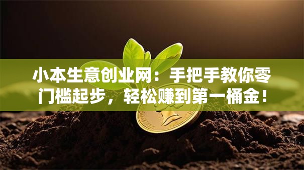 小本生意创业网：手把手教你零门槛起步，轻松赚到第一桶金！