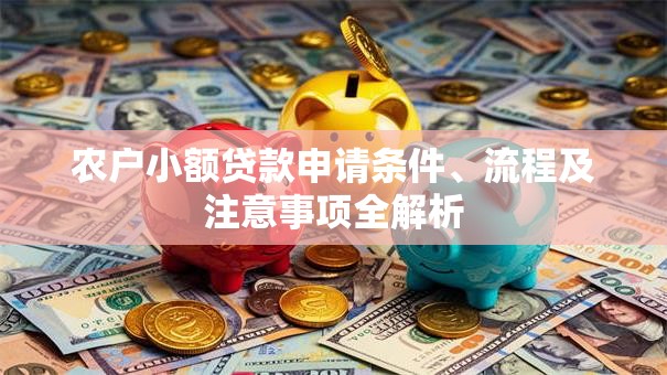 农户小额贷款申请条件、流程及注意事项全解析