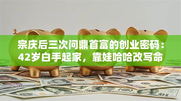 宗庆后三次问鼎首富的创业密码：42岁白手起家，靠娃哈哈改写命运！