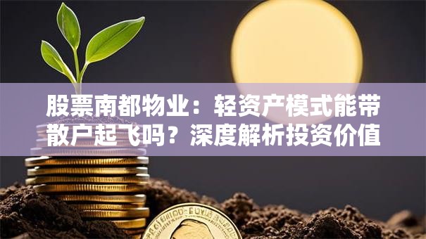 股票南都物业：轻资产模式能带散户起飞吗？深度解析投资价值