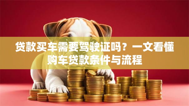 贷款买车需要驾驶证吗？一文看懂购车贷款条件与流程