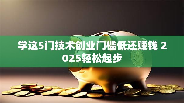 学这5门技术创业门槛低还赚钱 2025轻松起步