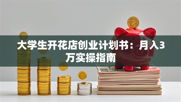 大学生开花店创业计划书：月入3万实操指南