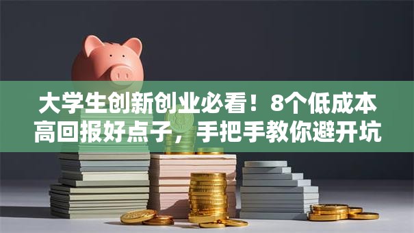 大学生创新创业必看！8个低成本高回报好点子，手把手教你避开坑