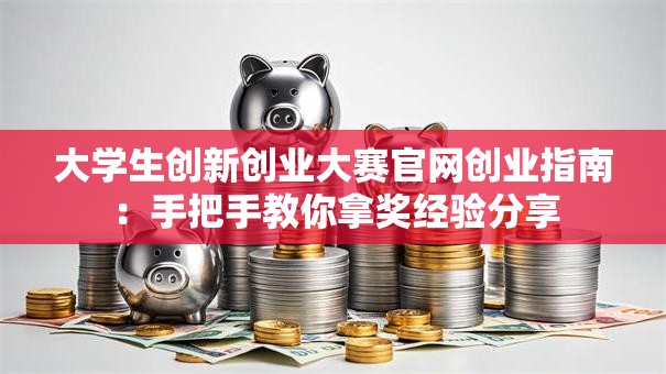 大学生创新创业大赛官网创业指南：手把手教你拿奖经验分享