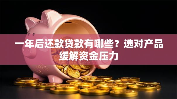 一年后还款贷款有哪些？选对产品缓解资金压力