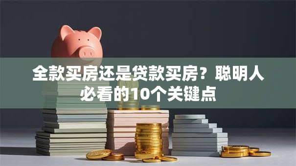 全款买房还是贷款买房？聪明人必看的10个关键点