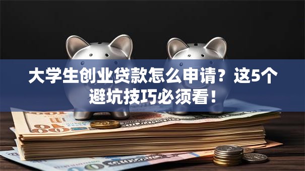 大学生创业贷款怎么申请？这5个避坑技巧必须看！