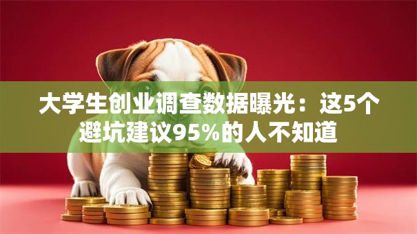 大学生创业调查数据曝光：这5个避坑建议95%的人不知道