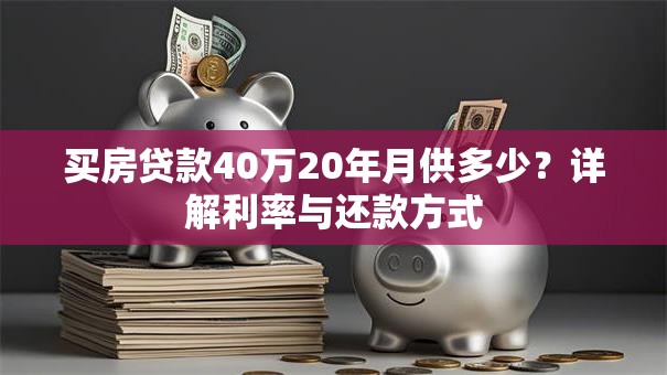 买房贷款40万20年月供多少？详解利率与还款方式