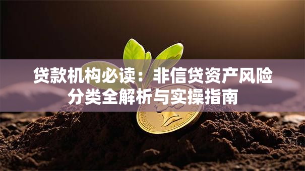 贷款机构必读：非信贷资产风险分类全解析与实操指南