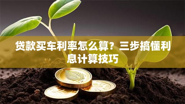 贷款买车利率怎么算？三步搞懂利息计算技巧