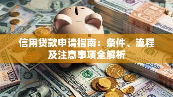 信用贷款申请指南：条件、流程及注意事项全解析