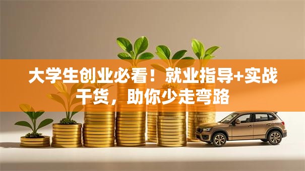 大学生创业必看！就业指导+实战干货，助你少走弯路