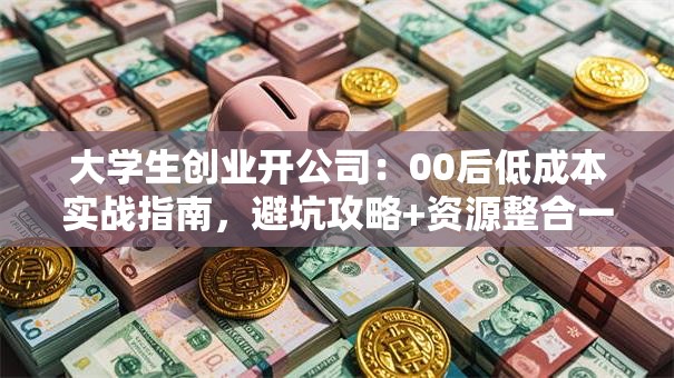 大学生创业开公司：00后低成本实战指南，避坑攻略+资源整合一网打尽