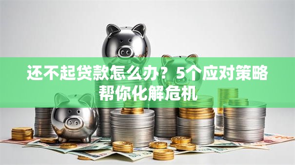还不起贷款怎么办？5个应对策略帮你化解危机