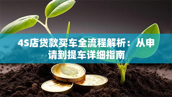 4S店贷款买车全流程解析：从申请到提车详细指南