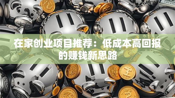 在家创业项目推荐：低成本高回报的赚钱新思路