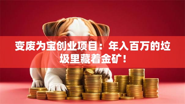 变废为宝创业项目：年入百万的垃圾里藏着金矿！