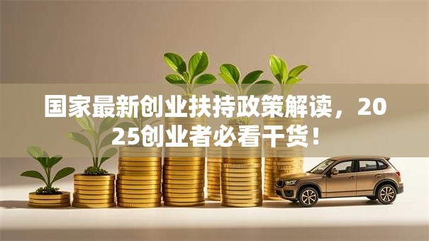 国家最新创业扶持政策解读，2025创业者必看干货！