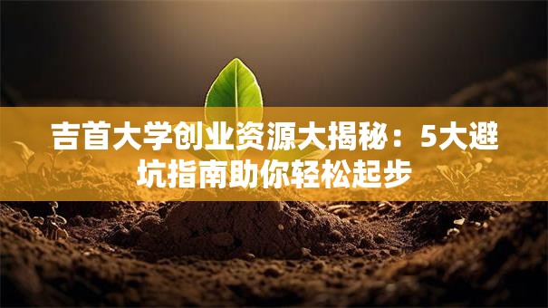 吉首大学创业资源大揭秘：5大避坑指南助你轻松起步