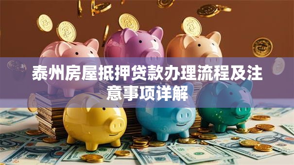 泰州房屋抵押贷款办理流程及注意事项详解