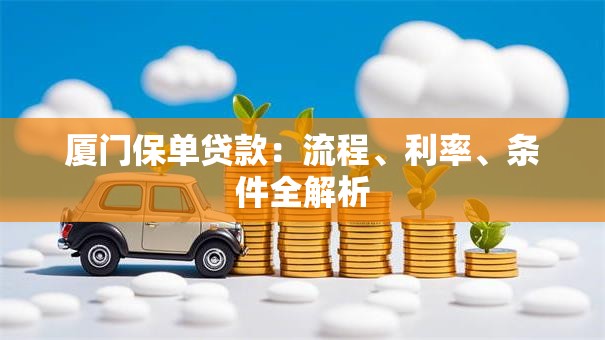 厦门保单贷款：流程、利率、条件全解析