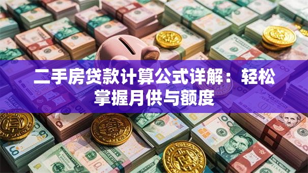 二手房贷款计算公式详解：轻松掌握月供与额度