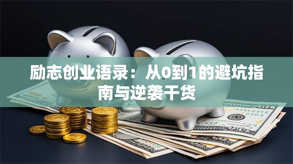 励志创业语录：从0到1的避坑指南与逆袭干货