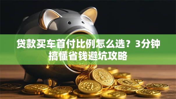 贷款买车首付比例怎么选？3分钟搞懂省钱避坑攻略