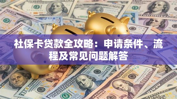 社保卡贷款全攻略：申请条件、流程及常见问题解答