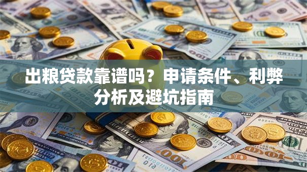 出粮贷款靠谱吗？申请条件、利弊分析及避坑指南