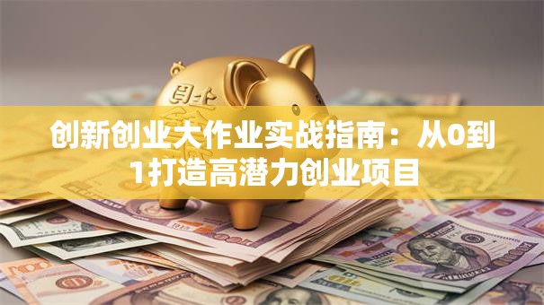 创新创业大作业实战指南：从0到1打造高潜力创业项目