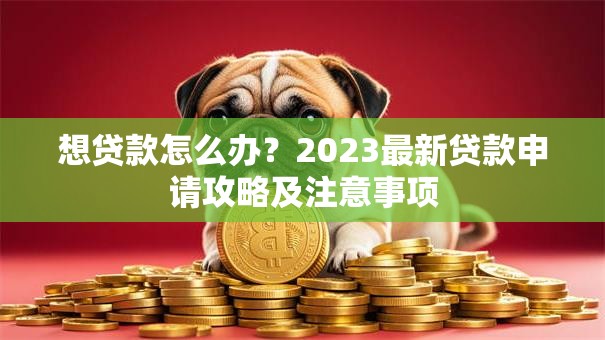 想贷款怎么办？2023最新贷款申请攻略及注意事项