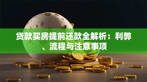 贷款买房提前还款全解析：利弊、流程与注意事项