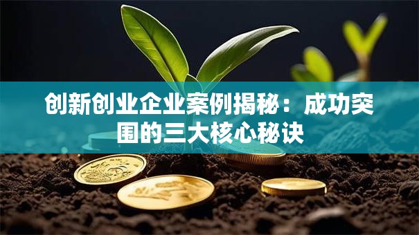 创新创业企业案例揭秘：成功突围的三大核心秘诀