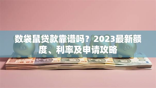 数袋鼠贷款靠谱吗？2023最新额度、利率及申请攻略