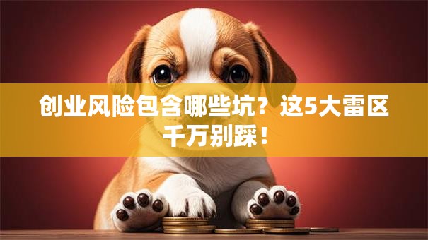 创业风险包含哪些坑？这5大雷区千万别踩！