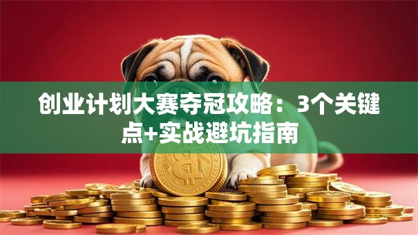 创业计划大赛夺冠攻略：3个关键点+实战避坑指南