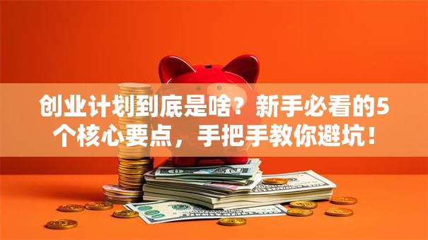 创业计划到底是啥？新手必看的5个核心要点，手把手教你避坑！