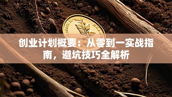 创业计划概要：从零到一实战指南，避坑技巧全解析